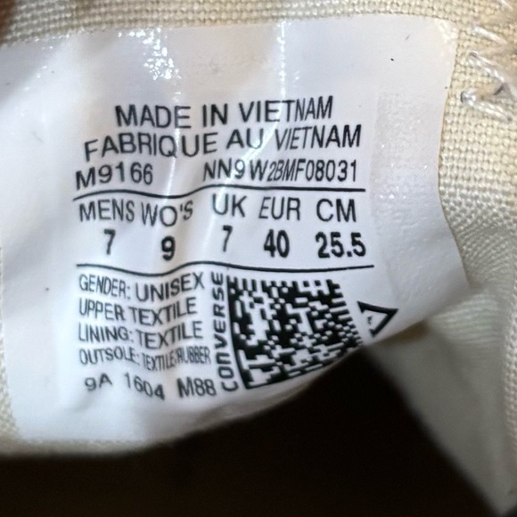 Converse Chuck Taylor All Star Black Men's size 7/Women's size 9 - Picture 7 of 7